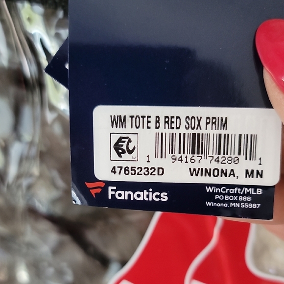 Clear Tote Bag with Red Sox Logo-NWT - Picture 5 of 9